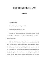 HỌC THUYẾT KINH LẠC ppt