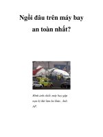 Ngồi đâu trên máy bay an toàn nhất? pdf