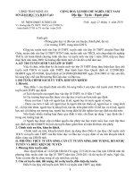CV 763/SGD&ĐT Nghệ An tuyển sinh vào lớp 10