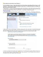 Cach tao Backup win7