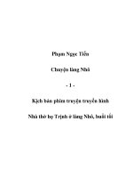 Chuyện làng Nhô -1 pptx