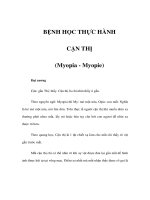 BỆNH HỌC THỰC HÀNH - CẬN THỊ (Myopia - Myopie) potx