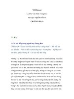 Lịch Sử Văn Minh Trung Hoa phần 2 CHƯƠNG III C ppsx