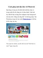 Cách ghép ảnh độc đáo với Photovisi pot