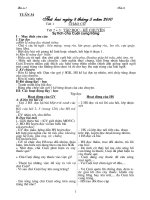 Giáo an lớp 3 tuần 34, 35