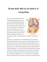 Dị ứng thuốc điều trị các bệnh lý cơ xương khớp pdf