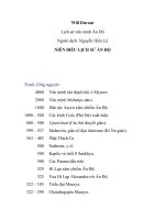 Lịch sử văn minh Ấn Độ niên biểu potx