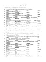 TRẮC NGHIỆM TIẾNG ANH KNOWHOW 3 potx