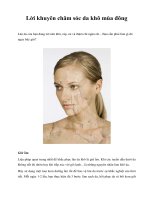 Lời khuyên chăm sóc da khô mùa đông ppsx