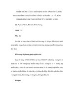 NHIỄM TRÙNG CỔ SÂU TRÊN BỆNH NHÂN ĐÁI THÁO ĐƯỜNG ppsx