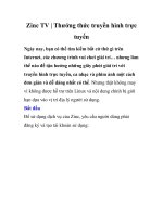 Zinc TV | Thưởng thức truyền hình trực tuyến pot