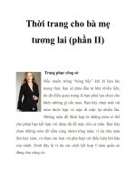 Thời trang cho bà mẹ tương lai (phần II) pdf