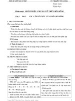 GIÁO ÁN SINH HỌC 10 CB TRỌN BỘ