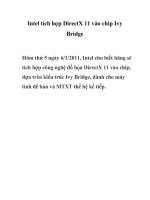 Intel tích hợp DirectX 11 vào chip Ivy Bridge pps