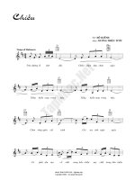 Bài hát chiều - Dương Thiệu Tước (lời bài hát có nốt) ppt