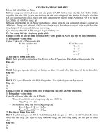 Bài tập ARN và Protein