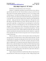 BÀI HỌC ĐẠO LÝ TỪ ĐẤT ppt