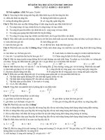 đề thi HK2-11 KHTN