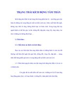 TRẠNG THÁI KÍCH ĐỘNG TÂM THẦN doc