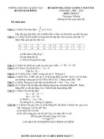 Đề thi-đáp án toán 7 phòng GD