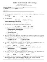 Tuyển tập Hóa TN_2010 số 21