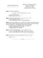 de thi vao lop 10 co dap an