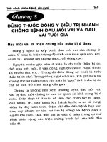 100 Cách chữa bệnh đau vai (Chương 8) pps