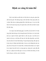 Bệnh xơ cứng bì toàn thể docx