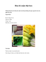 Hoa bí cuộn thịt heo pptx