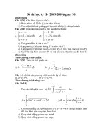 Đề thi thử tôt nghiệp 12 - HVT