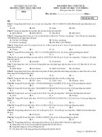 Đề KT lý thuyết Excel mã 456