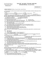 Thi thử ĐH chuyên NA