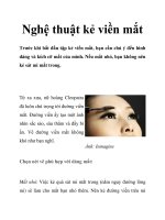 Nghệ thuật kẻ viền mắt ppt