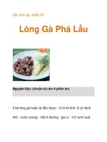 Các món gà –phần 30 ppt