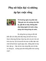 Phụ nữ hiện đại và những áp lực cuộc sống pptx