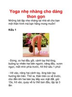 Yoga nhẹ nhàng cho dáng thon gọn ppsx