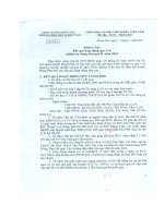 Dự thảo báo cáo giao ban