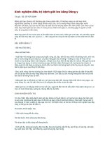 Kinh nghiệm điều trị bệnh giời leo bằng Ðông y pdf