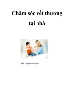 Chăm sóc vết thương tại nhà docx