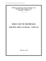 Tự đánh giá KĐCL GD trường THCS An Bằng Vinh An
