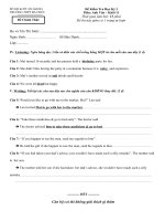 De thi HKI- Phan tu luan