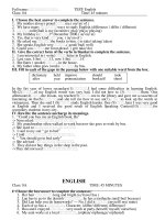 de thi tieng anh 8 - suu tam