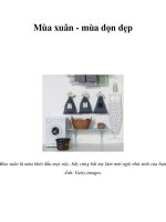 Mùa xuân - mùa dọn dẹp doc