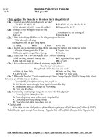 Kiểm tra 1 tiết phần Truyện trung đại