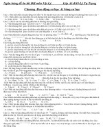 Đề ôn thi đại học môn Vật lý docx