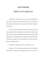 SÁCH LINH KHU - THIÊN 78: CỬU CHÂM LUẬN ppt