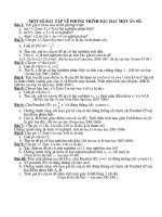 một số bài toán về pt bậc hai và parabol