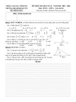 De kiem tra Hoc ky II Toan 6