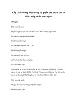 Cấp Giấy chứng nhận đăng ký quyền liên quan cho cá nhân, pháp nhân nước ngoài potx