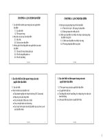  Chương 4: Lựa chọn địa điểm